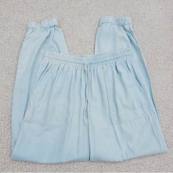 Hayden Chambray Women's Jogger Pants - Picture 8 of 12